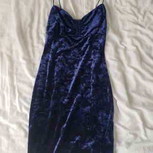 Velvet mini dress